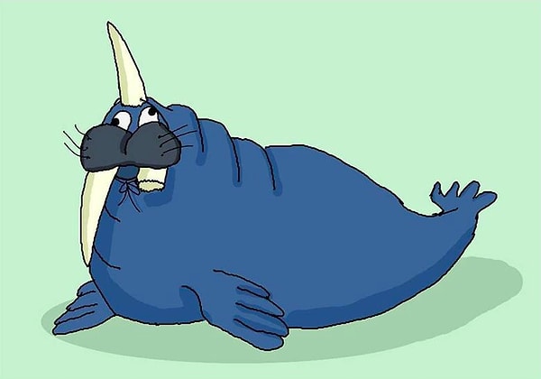 7. "Нарисуй моржа-единорога"