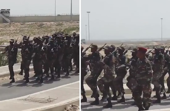 Somali Askerlerinden 'İzmir Marşı': Yaşa Mustafa Kemal Paşa Yaşa