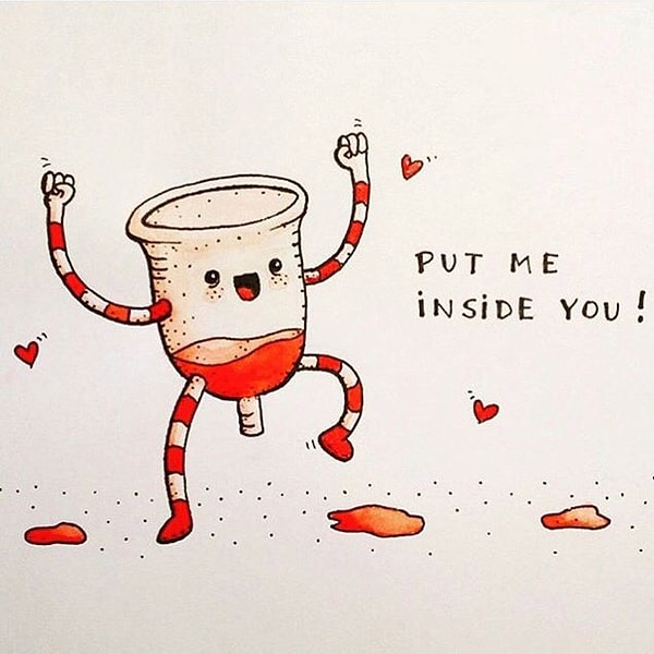 4. Достать менструальную чашечку и пролить ее содержимое: случалось со всеми, у кого руки растут не из того места 😝