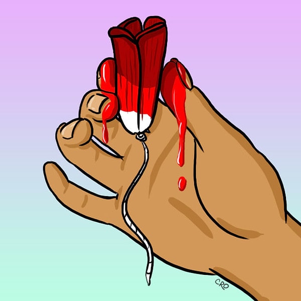 10. Ты точно забывала вытащить тампон вовремя 😑