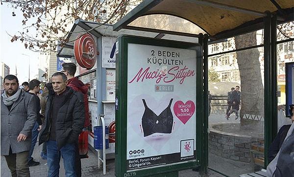 Grubun tepkisinin ardından bugün marka reklamdan kadını sildi.