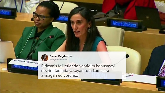 Türk Bilim Kadını Canan Dağdeviren BM’de Konuştu: 'Sonsuz Motivasyon Kaynağım Atatürk'