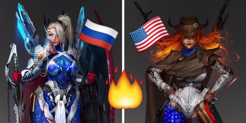 Порочная Америка и дерзкая Россия: 10 стран в образе людей, которых бы вы точно узнали на улице