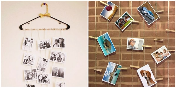 5. Висячие фотографии