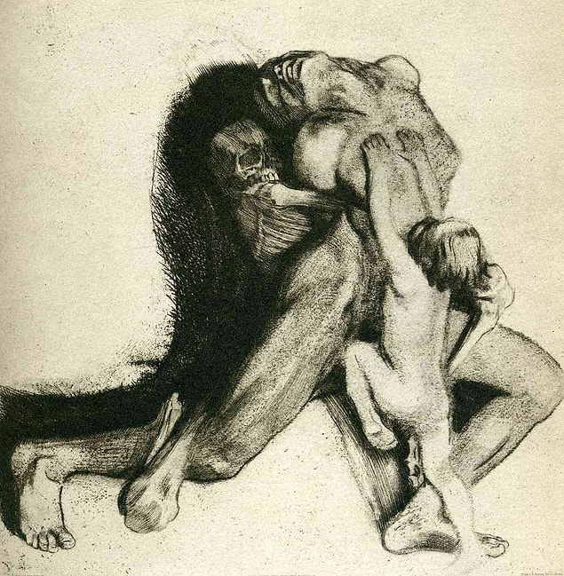 Death and Woman (1910)/ Ölüm ve Kadın