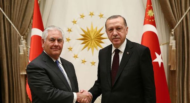 "Türkiye'nin öncelikleri ve beklentileri Tillerson'a iletildi"