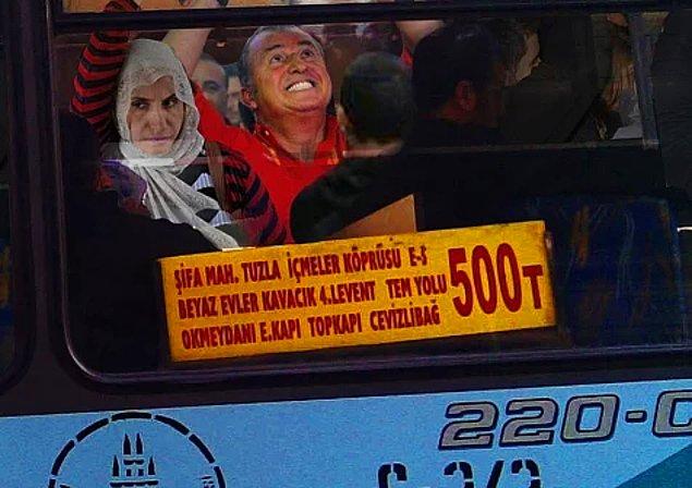 Bonus: Unutmadık! Çift katlı olmasada yoğun istek üzerine İstanbul'un efsane hattı 500T