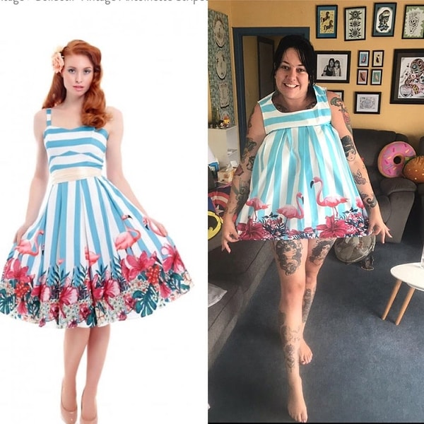 3. Просто дизайнеры этого платья забыли о том, что у человека присутствует верхняя часть тела.