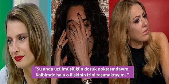 Aşk Acısını Hepimizin Gözü Önünde Yaşayan Derdine Ortak Olduğumuz Güzeller Güzeli Kadın Ünlüler