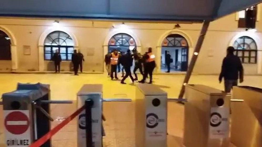 İZBAN'da 'Artı Para' Kavgası: Özel Güvenlik Görevlileri ile Yolcular Birbirine Girdi