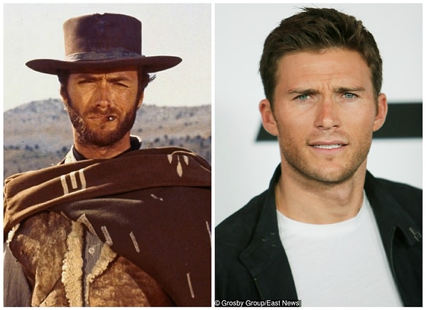 10. Клинт Иствуд (87 лет) и его сын Скотт (32 года)