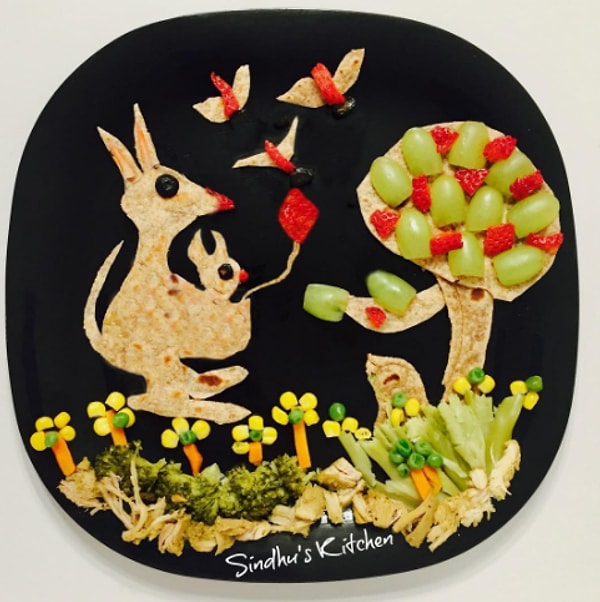 8. Своим искусством Синдху попыталась привить девочке любовь к животным.