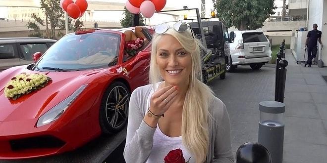Sevgililer Gününde Sevgilisine Ferrari Hediye Ederek Şimdiye Kadar Görülmemiş Bir Sürprize İmza Atan Adam