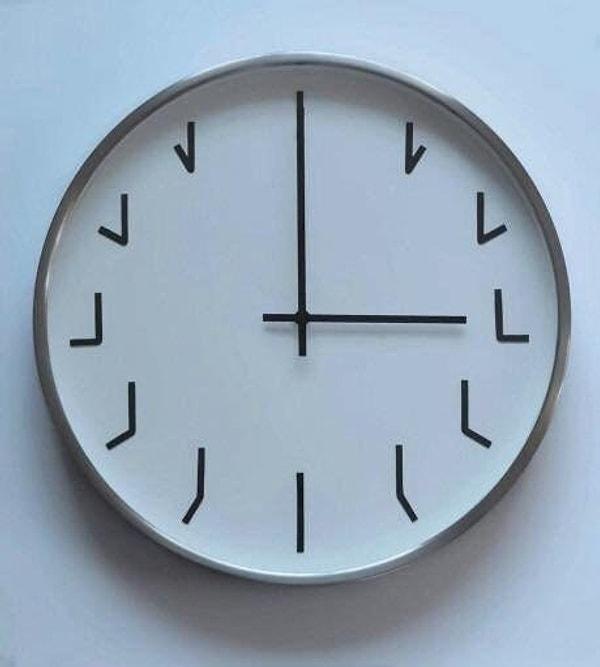 10. Minimalist bir saat tasarımı. ☺️