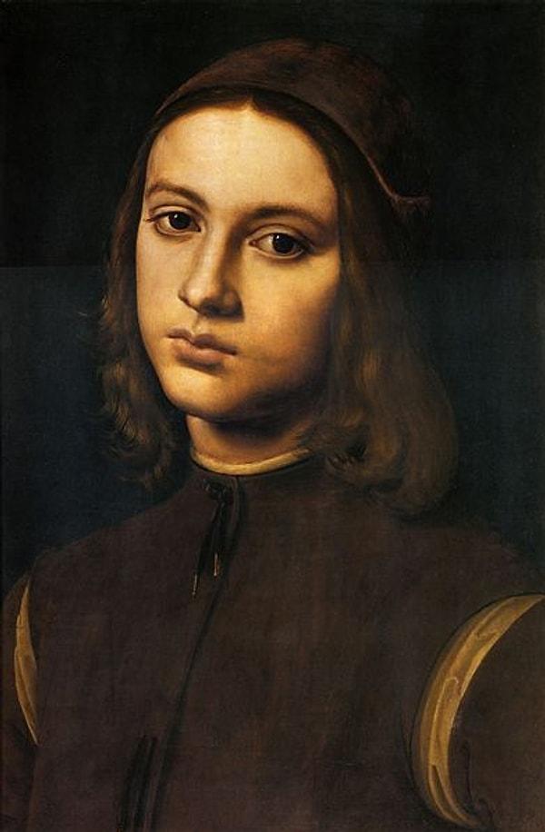 19. Portrait of a Young Man, Pietro Perugino, 1480.