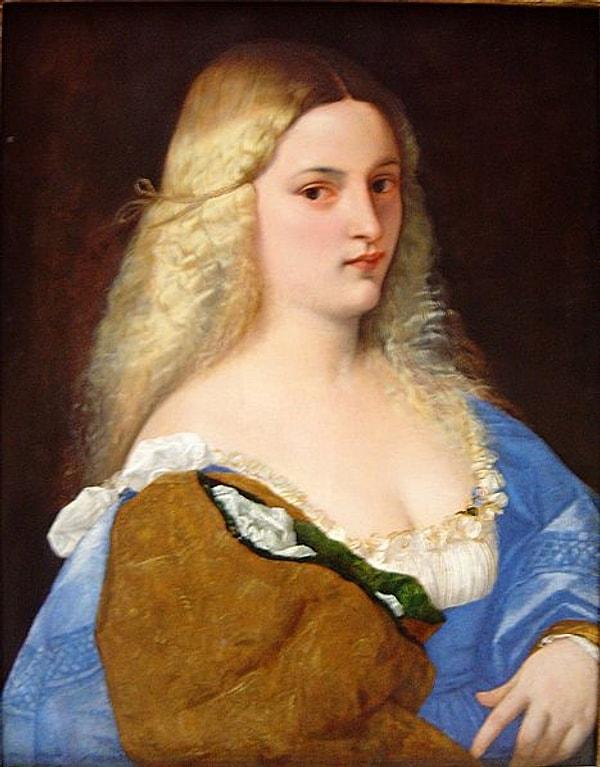 28. Violante,	Titian, 1510.