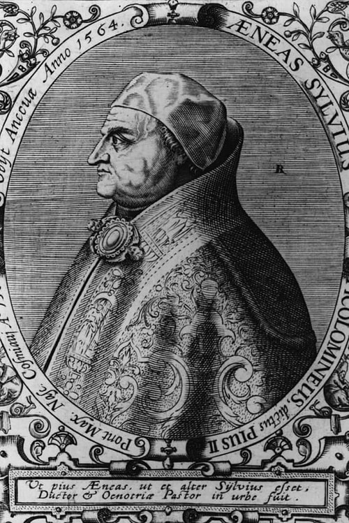 15. yüzyılda 2. Pius papa olmadan önce erotik roman yazarıydı.