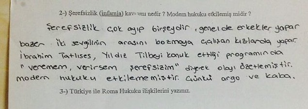 Olmadı!