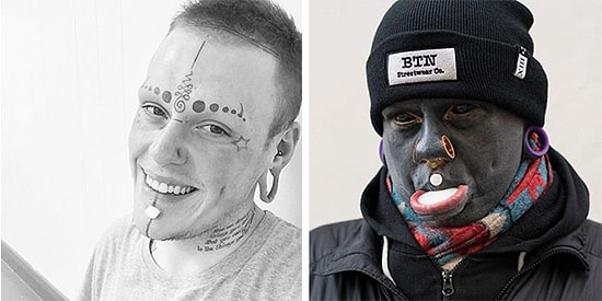 Dövme Tutkusu Yüzünden Tüm Görünüşünü Baştan Aşağı Değiştirdi! 27 Yaşındaki Dövme Sanatçısının Akılalmaz Dönüşümü