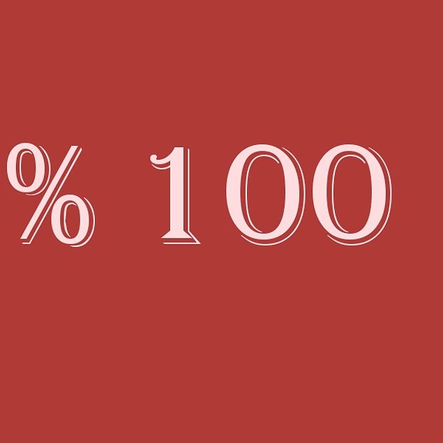 Verdiğin cevaplara göre sen % 100 bencilsin!