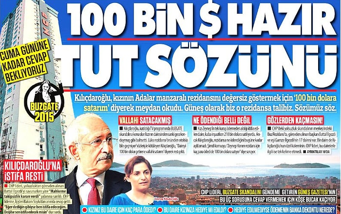 Mektup Yazmış ve 'Güle Güle Oturun' Demişti: Zeynep Kılıçdaroğlu Dairesini Güneş Gazetesine Sattı