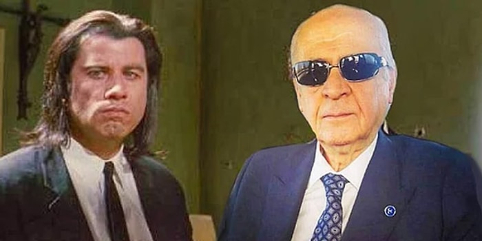 Devlet Bahçeli'nin Güneş Gözlüklü Cool Fotoğrafını Trolleyerek Photoshop'a Bulayan 15 Kişi