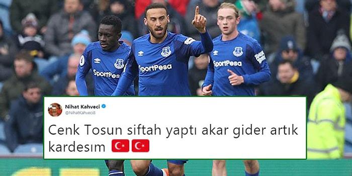 Tosun Paşa'nın İlk Gol Heyecanı! Everton'a Transfer Olan Cenk Tosun Premier Lig'de İlk Golünü Attı