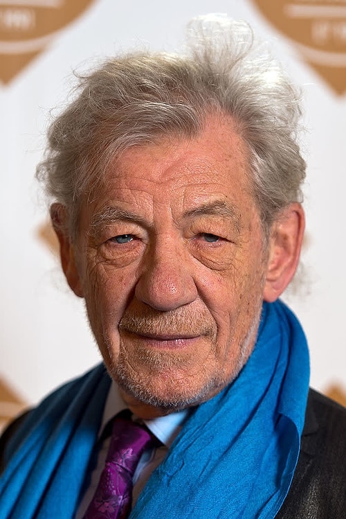 Harry Potter filmlerinde Dumbledore karakteri olarak Ian McKellen