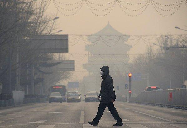 Hava kirliliğinin yoğun olarak yaşandığı ülkelerin başında Çin geliyor.