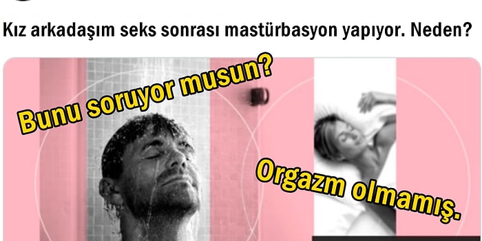 Kız Arkadaşının Seks Sonrası Mastürbasyon Yapma Nedenini Soran Adama Verilen Efsane Cevaplar 😄