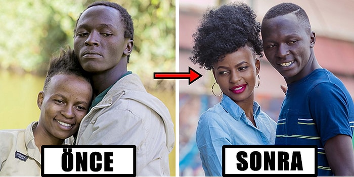 Kenyalı Evsiz Çiftin İmajında Yarattığı Değişiklikle Sevginin Gücünü Gösteren Fotoğrafçının Çalışmaları 📷