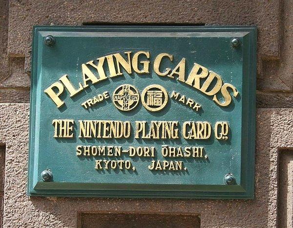 9. Nintendo şirketi, Osmanlı Devleti yıkılmadan önce kuruldu, 1889'da.