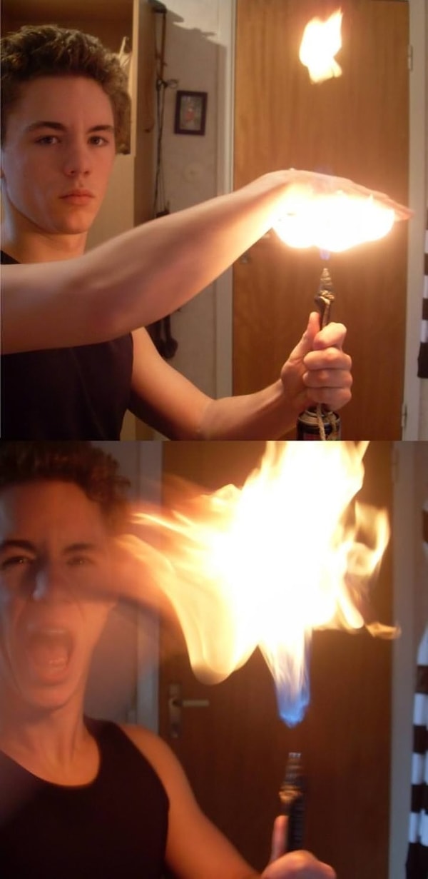 14. Все слышали фразу "детям спички - не игрушка!"? Это прям про него