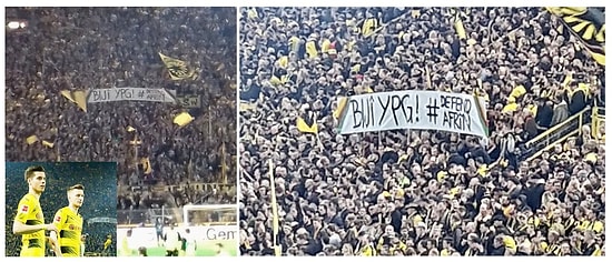 Dortmund Tribünlerinden Açılan Skandal Pankarta Türk Futbolseverlerden Büyük Tepki