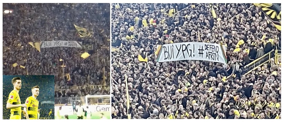 Dortmund Tribünlerinden Açılan Skandal Pankarta Türk Futbolseverlerden Büyük Tepki