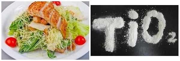 7. Готовые соусы для салатов с диоксидом титана