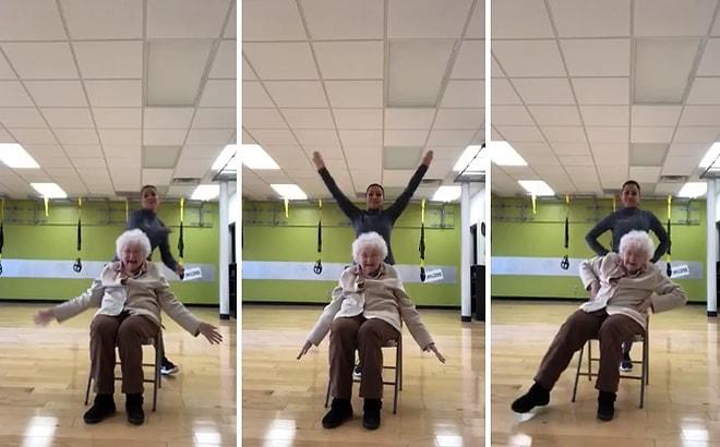 Dans Etmek İçin Asla Geç Değil: 93 Yaşındaki Kadının Mutluluktan Havalara Uçtuğu Muhteşem Anlar