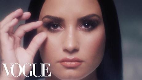 Vogue İçin Kamera Karşısına Geçen Demi Lovato, Makyajını Silerek Muhteşem Bir Dönüşüm Yaşadı!