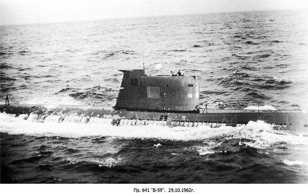 6. Подводная лодка Б-59, 1962 год