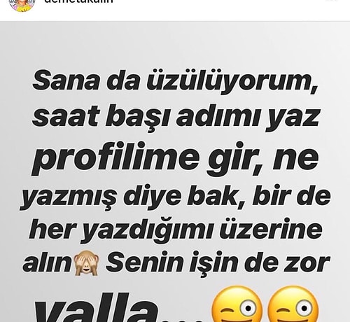Zaten Seren Serengil biten aşkının derdinden çok, sosyal medyadan eski dostlarına laf sokmakla meşguldü!