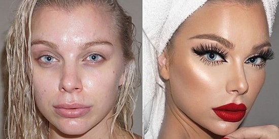 12 роскошных преображений "до и после", показывающих магию макияжа