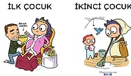 İlk ve İkinci Kez Çocuk Sahibi Olmak Arasındaki Farkları Tüm Gerçekliğiyle Anlatan Birbirinden Eğlenceli Karikatürler