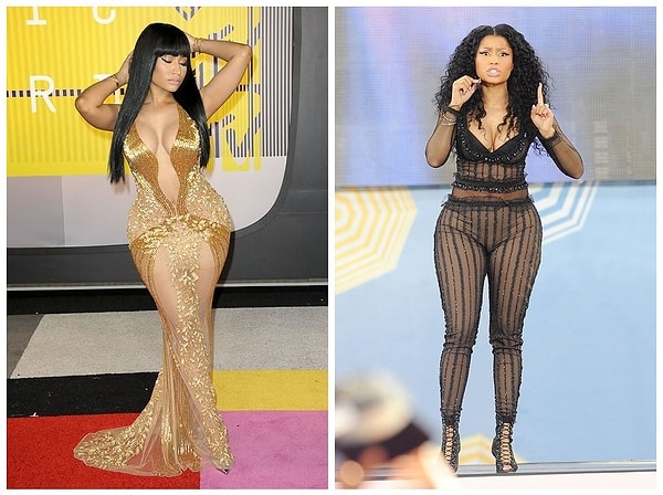 12. Любительница "голых" нарядов Ники Минаж