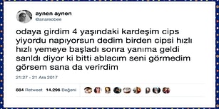Kardeşleriyle Yaşadıkları Komik Anları Paylaşarak Herkesi Güldüren 17 Kişi