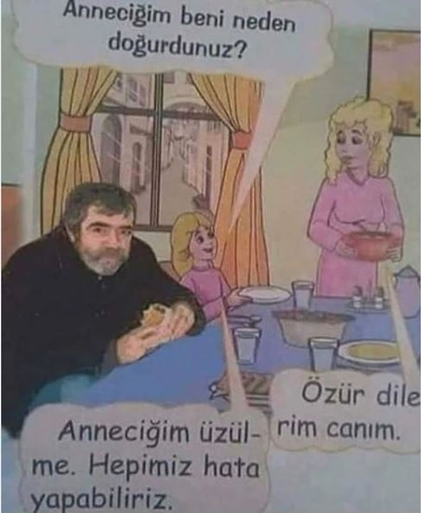 Özür dilerim Selçuk.