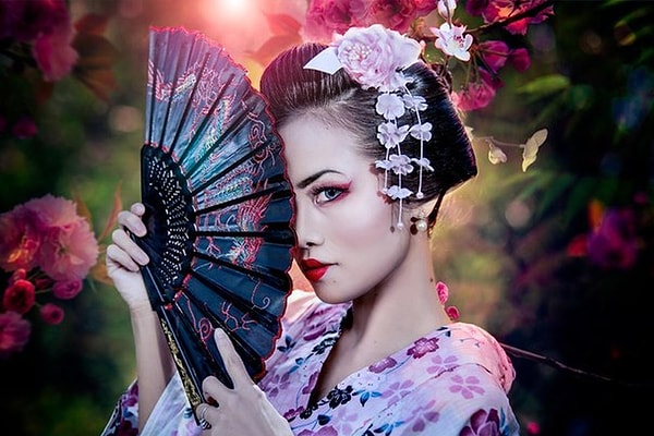 7. Рыба, аниме, гейша: