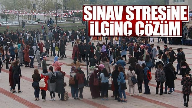 1. Stres olduğunda halay çekerek stresini atabilir...