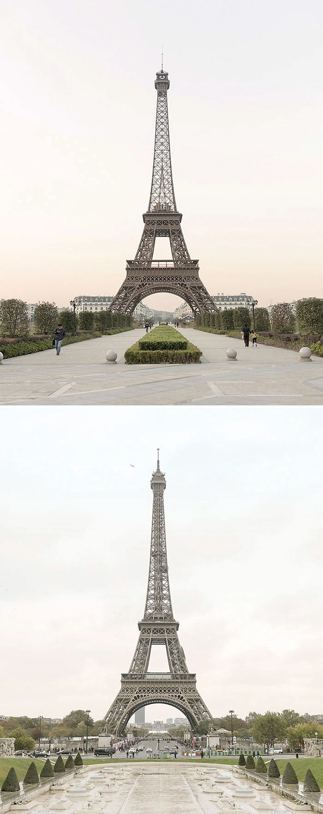 Paris'e 10 bin km uzaklıkta, Çin'de Tianducheng adında bir kasaba bulunuyor.