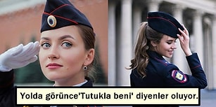 Rusya'nın Görenlere 'Tutukla Beni!' Diye Laf Attıracak Kadar Çekici ve Güzel Kadın Polisleri 😎