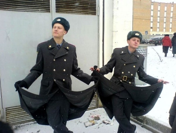 12. А это уже наши стражи порядка. Правда милые? 😊